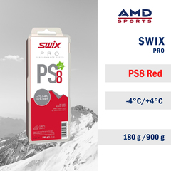 Парафин SWIX PS8 Red -4°C/+4°C, 180g