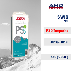 Парафин SWIX PS5 Turquoise -10°C/-18°C, 900g