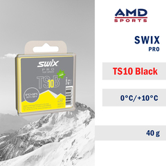 Парафин SWIX TS10B Black, 0°C/+10°C, 40g