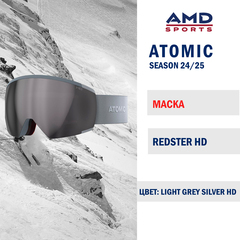 Горнолыжная маска ATOMIC REDSTER HD LIGHT GREY SILVER