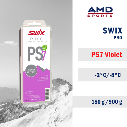 Парафин SWIX PS7 Violet -2°C/-8°C, 180g