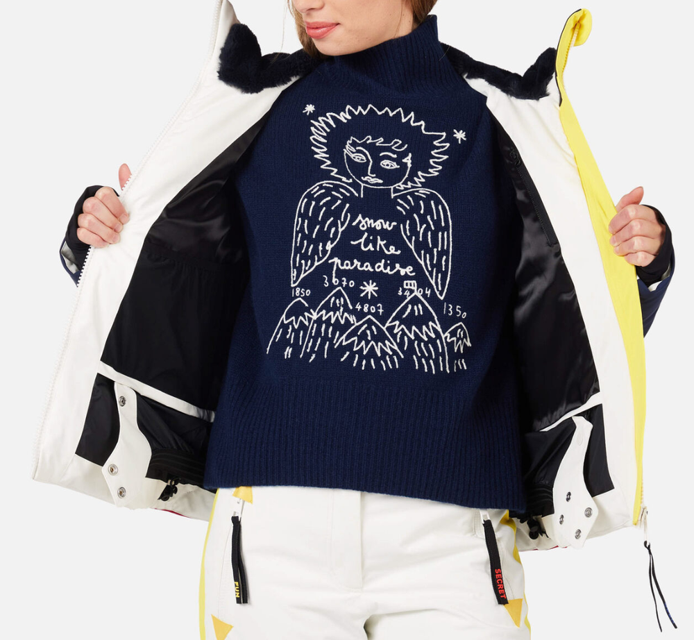 Горнолыжный костюм Rossignol W JCC VALDIZ DOWN JKT 120 ARCTIC