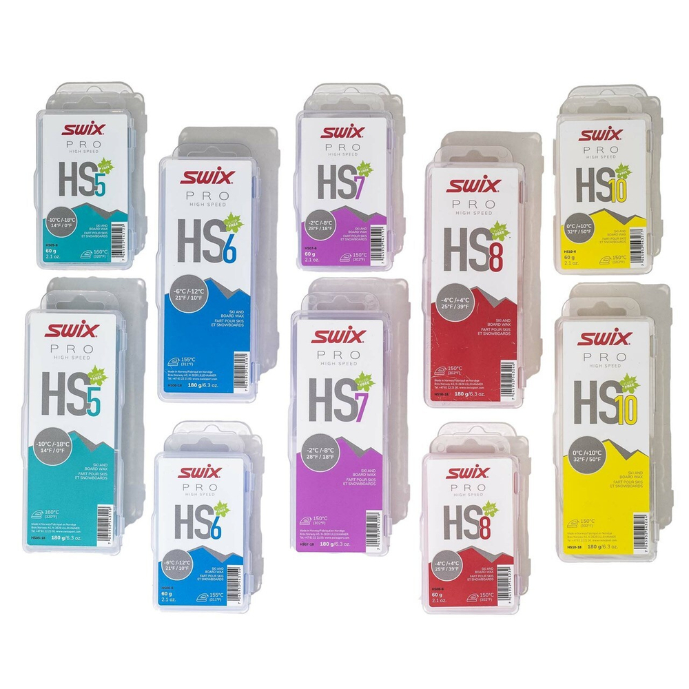 Парафин SWIX HS8 Red -4°C/+4°C, 180g