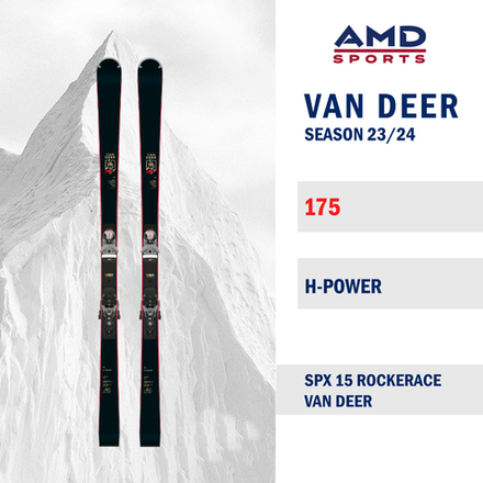 Горные лыжи VAN DEER 175 H-POWER (23/24) + крепления SPX 15 Rockerrace