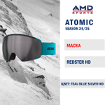 Горнолыжная маска ATOMIC REDSTER HD TEAL BLUE SILVER