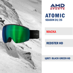 Горнолыжная маска ATOMIC REDSTER HD BLACK GREEN
