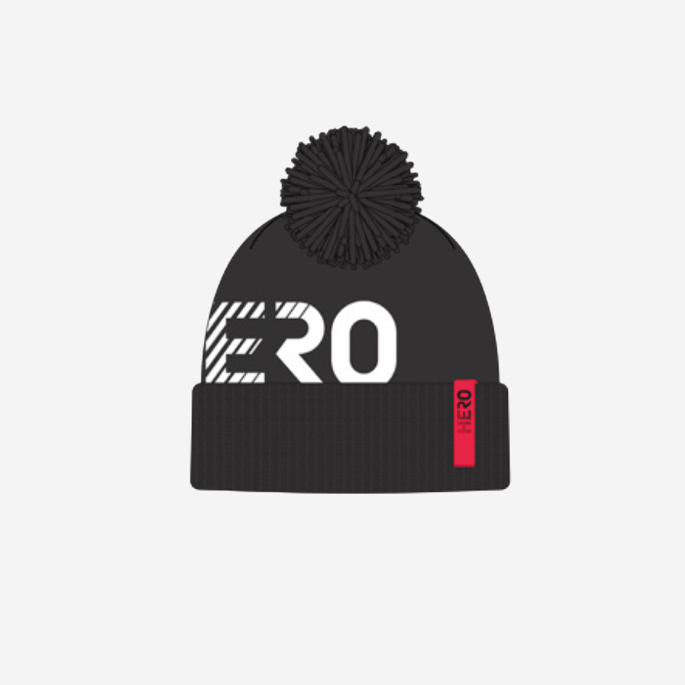 Шапка ROSSIGNOL JR HERO POMPOM BEANIE 200 BLACK (26/27)