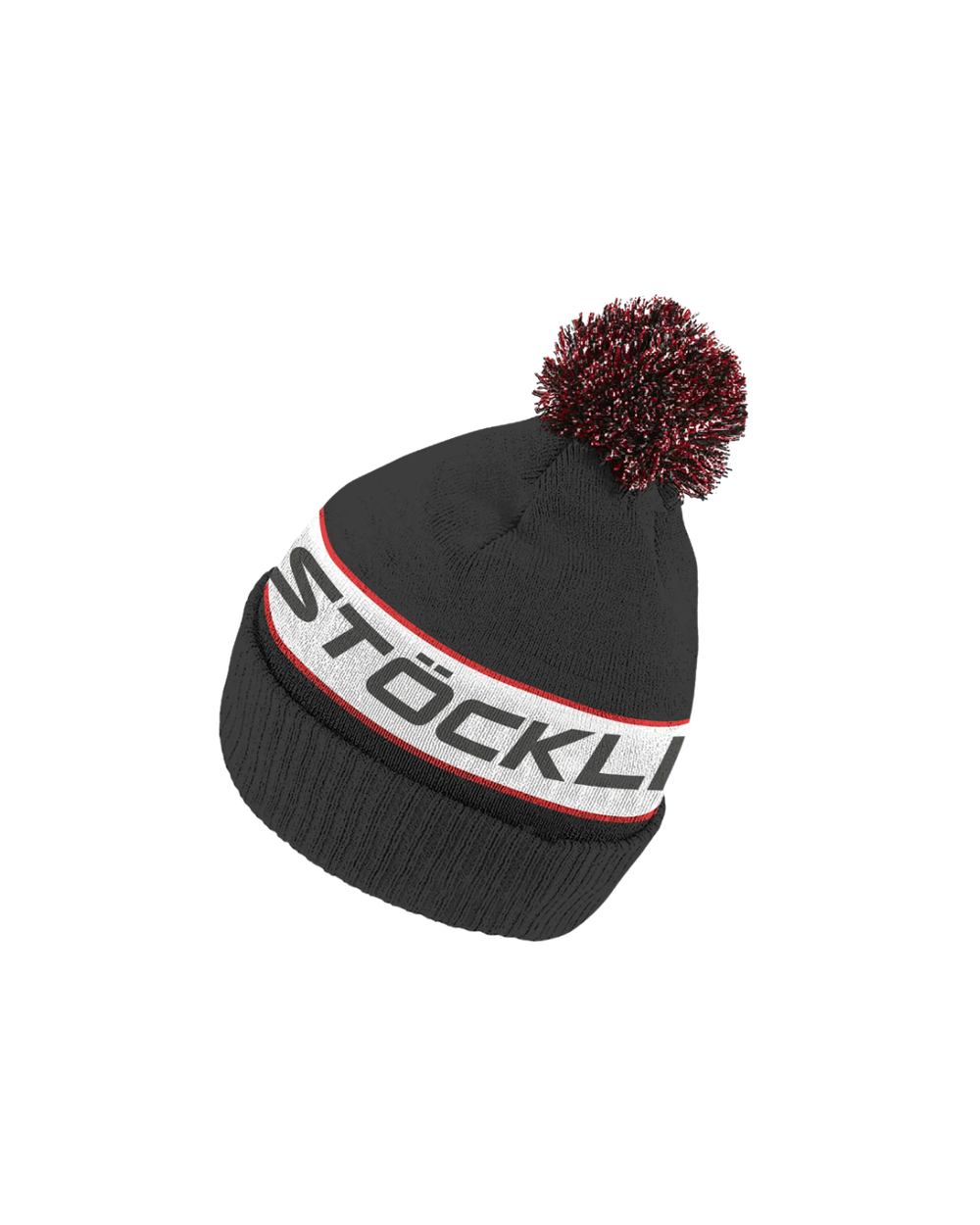 Шапка STOCKLI BEANIE BLACK WHITE