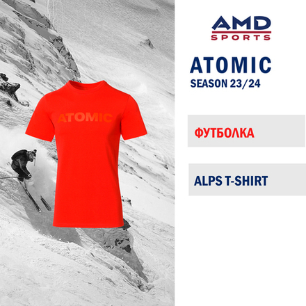 Футболка ATOMIС ALPS T-SHIRT RED размер L
