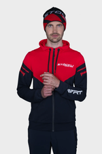 Куртка STOCKLI HOODIE JACKET WRT BLACK-RED