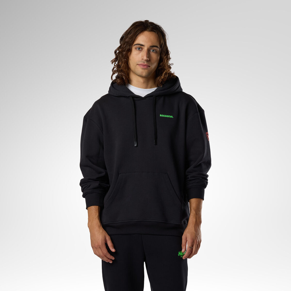 Толстовка Rossignol HERO HOODIE 200 BLACK