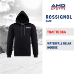 Толстовка Rossignol WATERFALL H RELAX SWEATSHIRT 200 BLACK