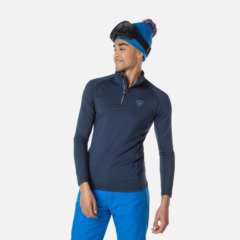 Кофта спортивная Rossignol CLASSIQUE 1/2 ZIP 715 DARK NAVY