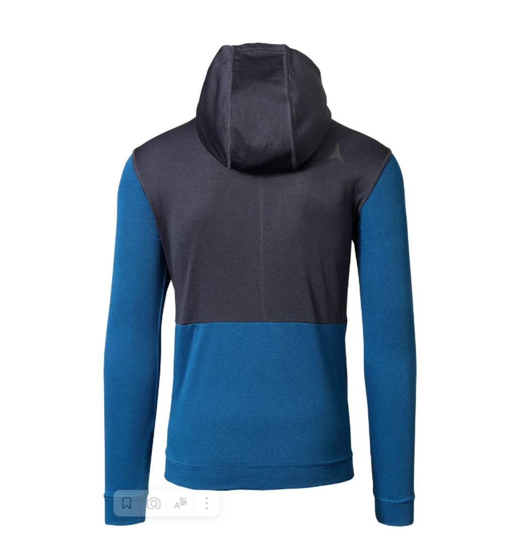 Толстовка ATOMIC ALPS FZ HOODIE BLUE / DARK BLUE